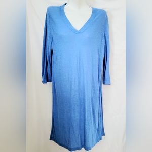 J Jill Linen Rayon Dress Medium